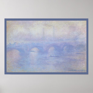 Waterloo Bridge, Mist-Effekt von Claude Monet Poster