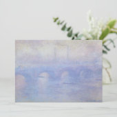 Waterloo Bridge, Nebeleffekt von Claude Monet (Stehend Vorderseite)