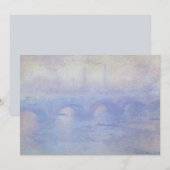 Waterloo Bridge, Nebeleffekt von Claude Monet (Vorne/Hinten)