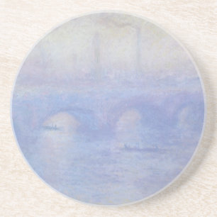 Waterloo Bridge, Nebeleffekt von Claude Monet Getränkeuntersetzer