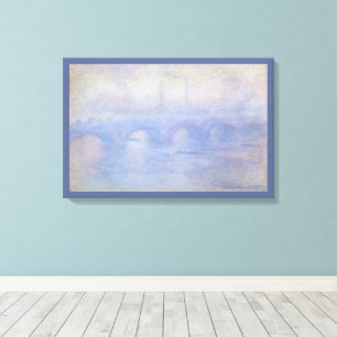 Waterloo Bridge, Nebeleffekt von Claude Monet Leinwanddruck