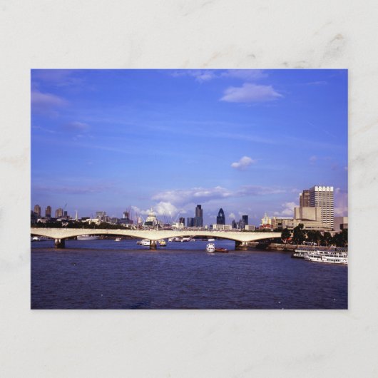 Waterloo Bridge Postkarte (Vorderseite)