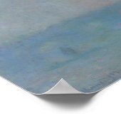 Waterloo Bridge Sonnenlicht-Effekt im Nebel Monet Poster (Ecke)