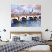 Waterloo Bridge Sonnenlicht-Effekt Leinwanddruck (Insitu (Schlafzimmer))