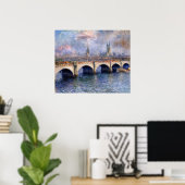 Waterloo Bridge Sonnenlicht-Effekt Poster (Heimbüro)