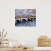 Waterloo Bridge Sonnenlicht-Effekt Poster (Küche)