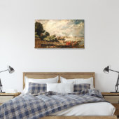 Waterloo Bridge von oberhalb Whitehall Stairs, c.1 Leinwanddruck (Insitu (Schlafzimmer))