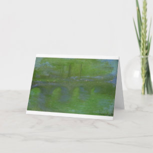 Waterloo-Brücke, Dämmerung durch Claude Monet Karte