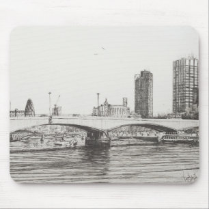 Waterloo-Brücke London. 31/10/2006 Mousepad