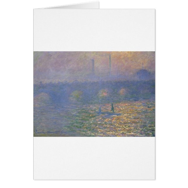 Waterloo-Brücke, London durch Claude Monet (Vorne)