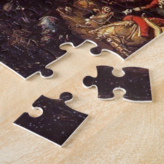 Waterloo-Schlacht Puzzle (Seite)