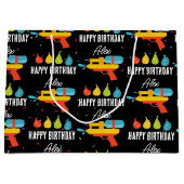 Waterman & Balloons Sommer Geburtstagsparty Große Geschenktüte (Vorderseite)