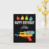 Waterman & Balloons Sommer Geburtstagsparty Karte (Gelbe Blume)