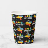 Waterman & Balloons Sommer Geburtstagsparty Pappbecher (Rückseite)