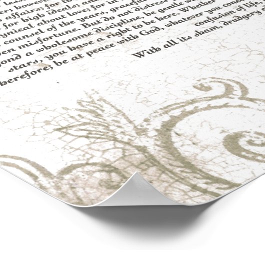 Watermark Design DESIDERATA Vampire Poster (Ecke)