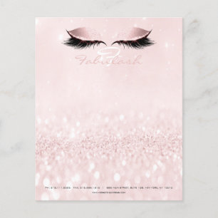 Watermark Eyes Lashes Makeup Girenname Monogram Flyer