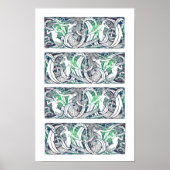 Watermark Waves Print Poster (Vorne)