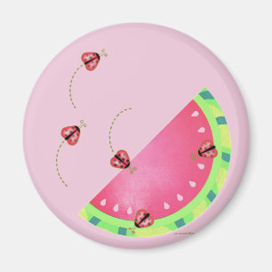 Watermelon-2¼-Zoll-Circle-Magnet Magnet