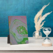 Watermelon Acrylic Pour Painting Plaque Fotoplatte (Seite)