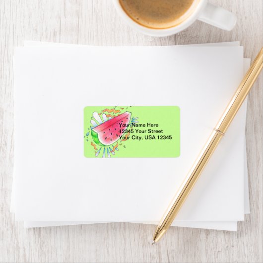 Watermelon Address Labels Adressaufkleber (Insitu)