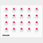 Watermelon Address Labels Runder Aufkleber (Blatt)