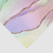 Watermelon Agate | Neo Mint Green und Cassis Pink Seidenpapier (Ausschnitt)