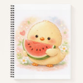 Watermelon Alma Chick Notizblock (Vorderseite)