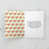 Watermelon and Pomegranate Baby Shower Dankeskarte (Innenseite)