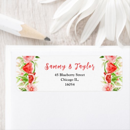 Watermelon and Pomegranate Wedding (Insitu)