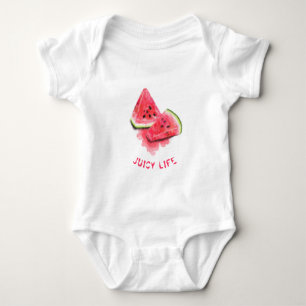 Watermelon Baby Bodysuit Funny - Benutzerdefiniert Baby Strampler
