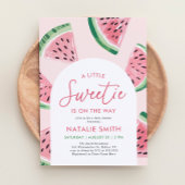 Watermelon Baby Dusche Einladung