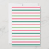 Watermelon Baby Dusche Einladung (Rückseite)