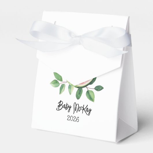 Watermelon Baby Girl Shower Geschenkschachtel (Vorderseite)