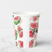 Watermelon Baby Girl Shower Pappbecher (Rechts)