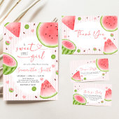 Watermelon Baby Shower Einladung
