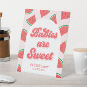 Watermelon Baby Shower Fevor Sockelschild (In SItu)