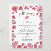 Watermelon Baby Shower Summer Fruit Baby Dusche Einladung (Vorderseite)