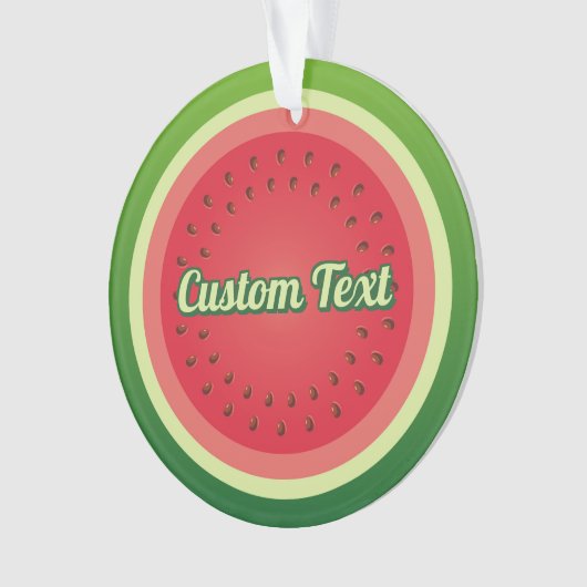 Watermelon Background Ornament (Vorderseite)