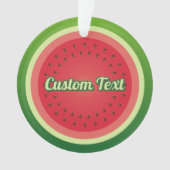 Watermelon Background Ornament (Vorderseite)