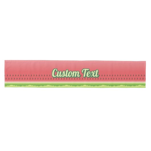 Watermelon Background Table Runner Mittelgroßer Tischläufer (Horizontal)