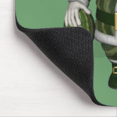 Watermelon Bauer Santa Claus Mousepad (Ecke)