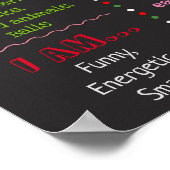 Watermelon Birthday Birthday Sign Poster (Ecke)