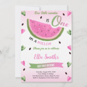 Watermelon Birthday Einladung (Vorderseite)