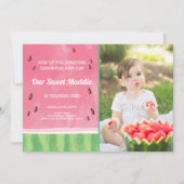 Watermelon Birthday Einladung Melon Party Summer (Vorderseite)