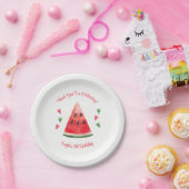 Watermelon Birthday Pappteller (Party)