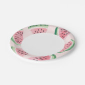 Watermelon Birthday Pappteller (Schrägansicht)