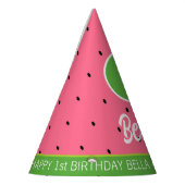 Watermelon Birthday Party Hat Partyhütchen (Links)