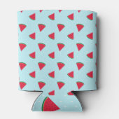 Watermelon Blauer Spaß Sommerfrüchte Dosenkühler (Rückseite)