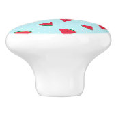 Watermelon Blauer Spaß Sommerfrüchte Keramikknauf (Seitenansicht)