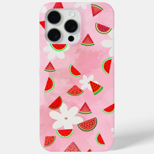 Watermelon Bloom - Fun Summer Floral Pattern" Case-Mate iPhone Hülle (Rückseite)